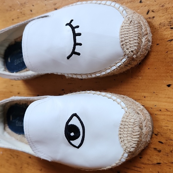 Soludos x Jason Polan Wink Espadrille slip-ons, size 6 - Picture 3 of 9